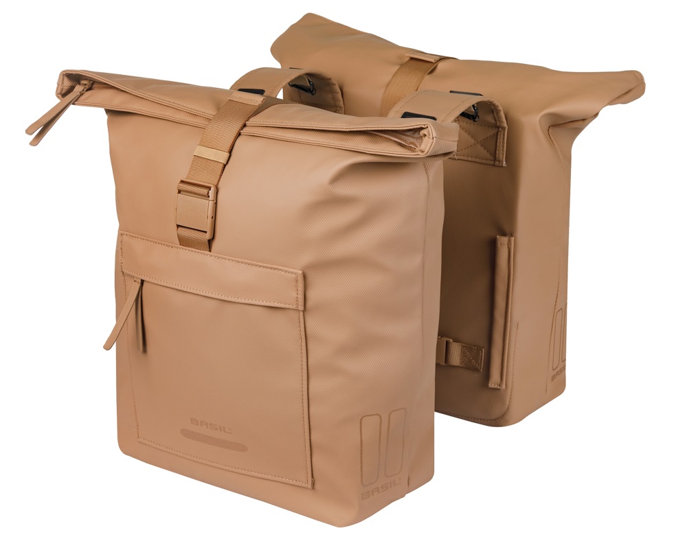 Basil Double Bike Bag Brooklyn Sand 41L Basil Double Bike Bag Brooklyn Sand 41L
