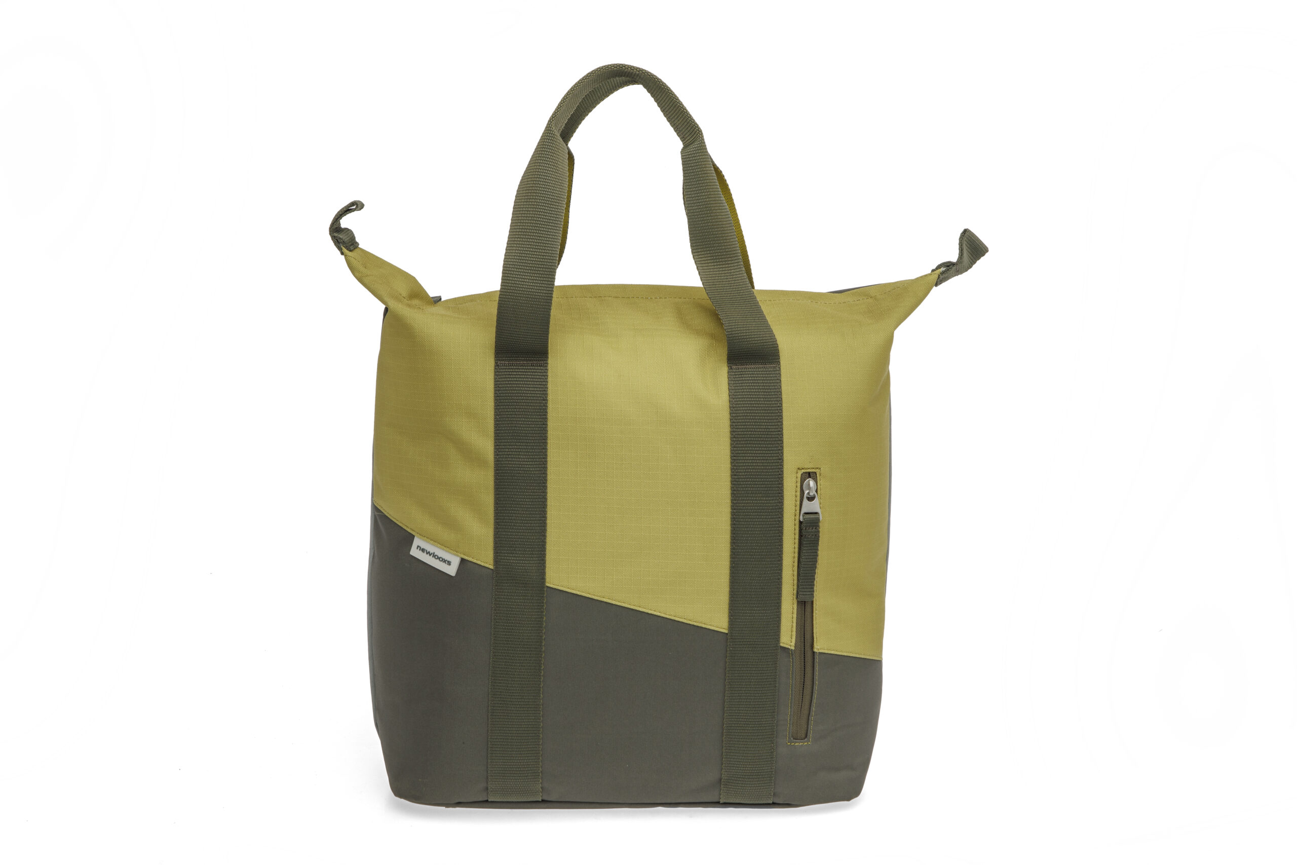 New Looxs Bike Bag Single Shopper Kota Oslo Olive Yellow 24L