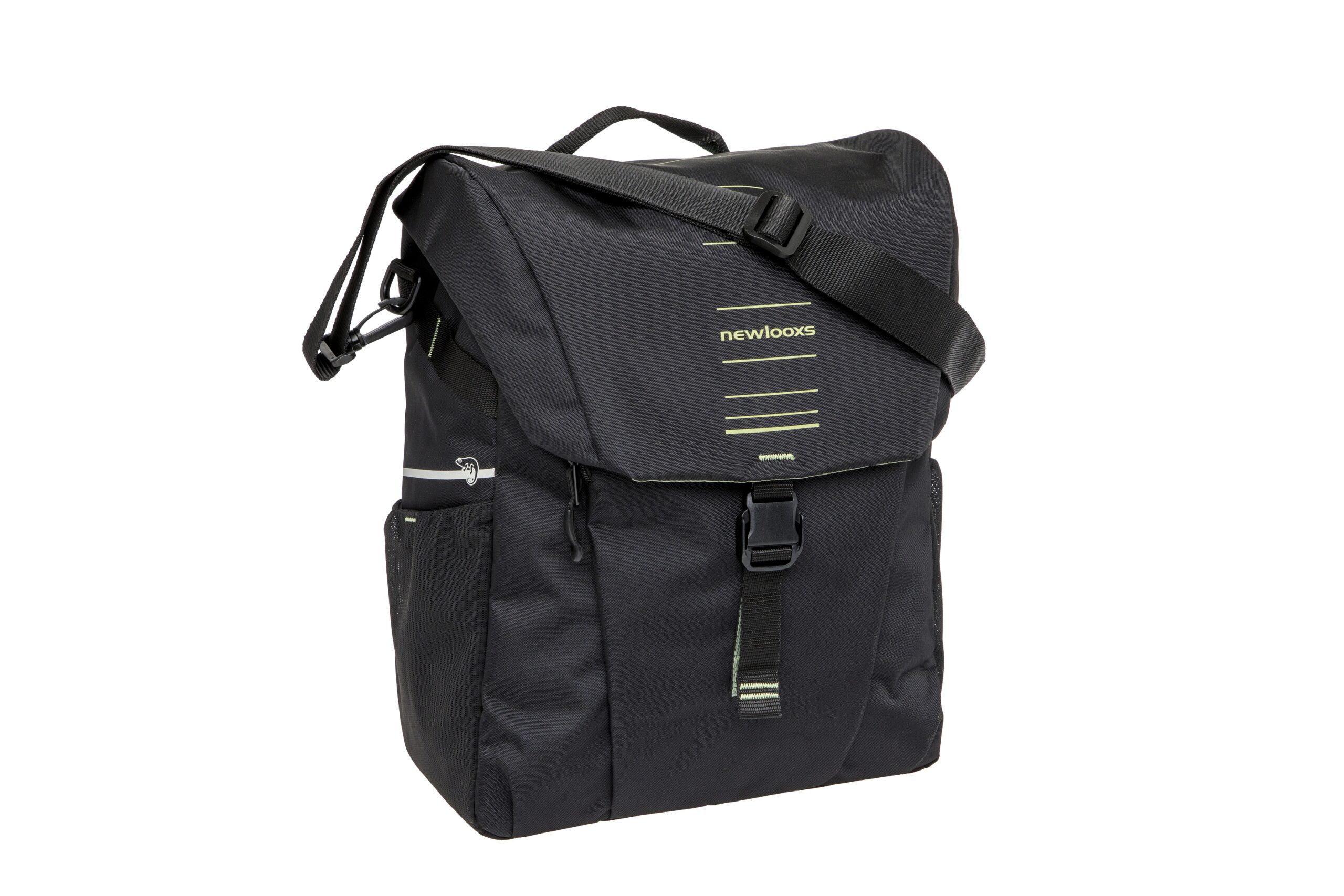 New Looxs Bike Bag Single Vigo Single Black Green 20L