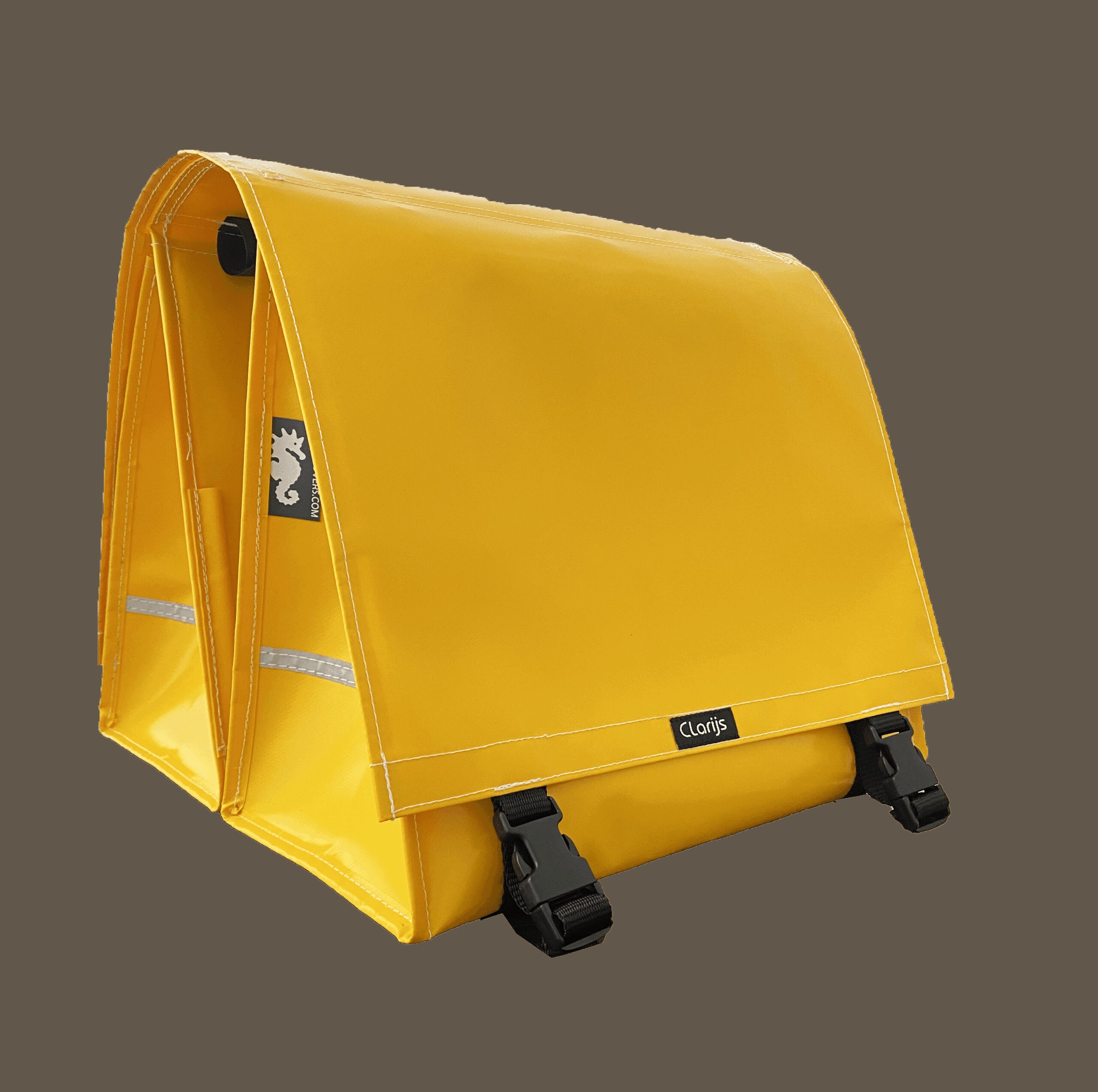 Clarijs Double XL PVC Bike Bag 46L With Yellow Cutout