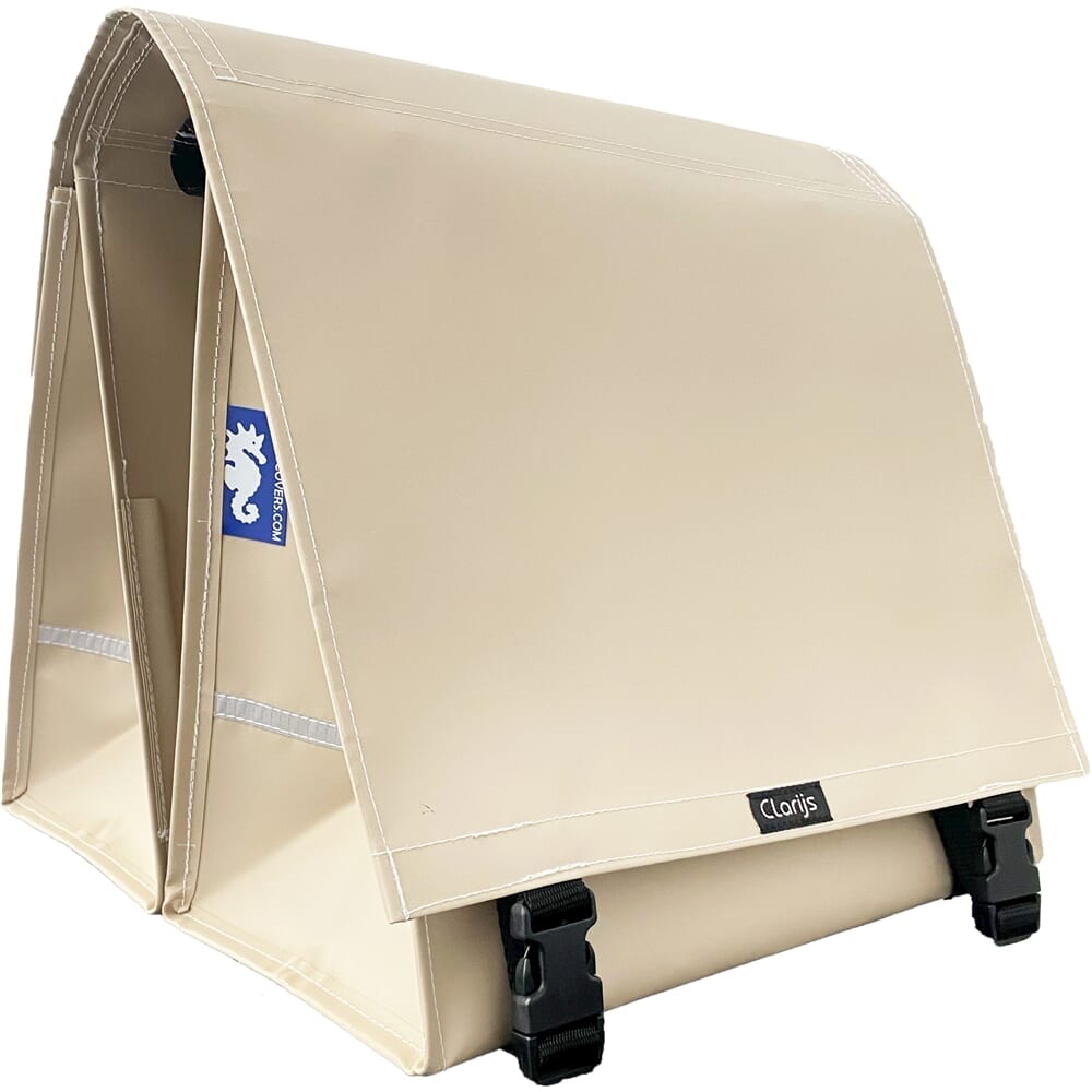 Clarijs Double XL PVC Bike Bag 46L With Cutout Matte Sand Clarijs Double XL PVC Bike Bag 46L With Cutout Matte Sand