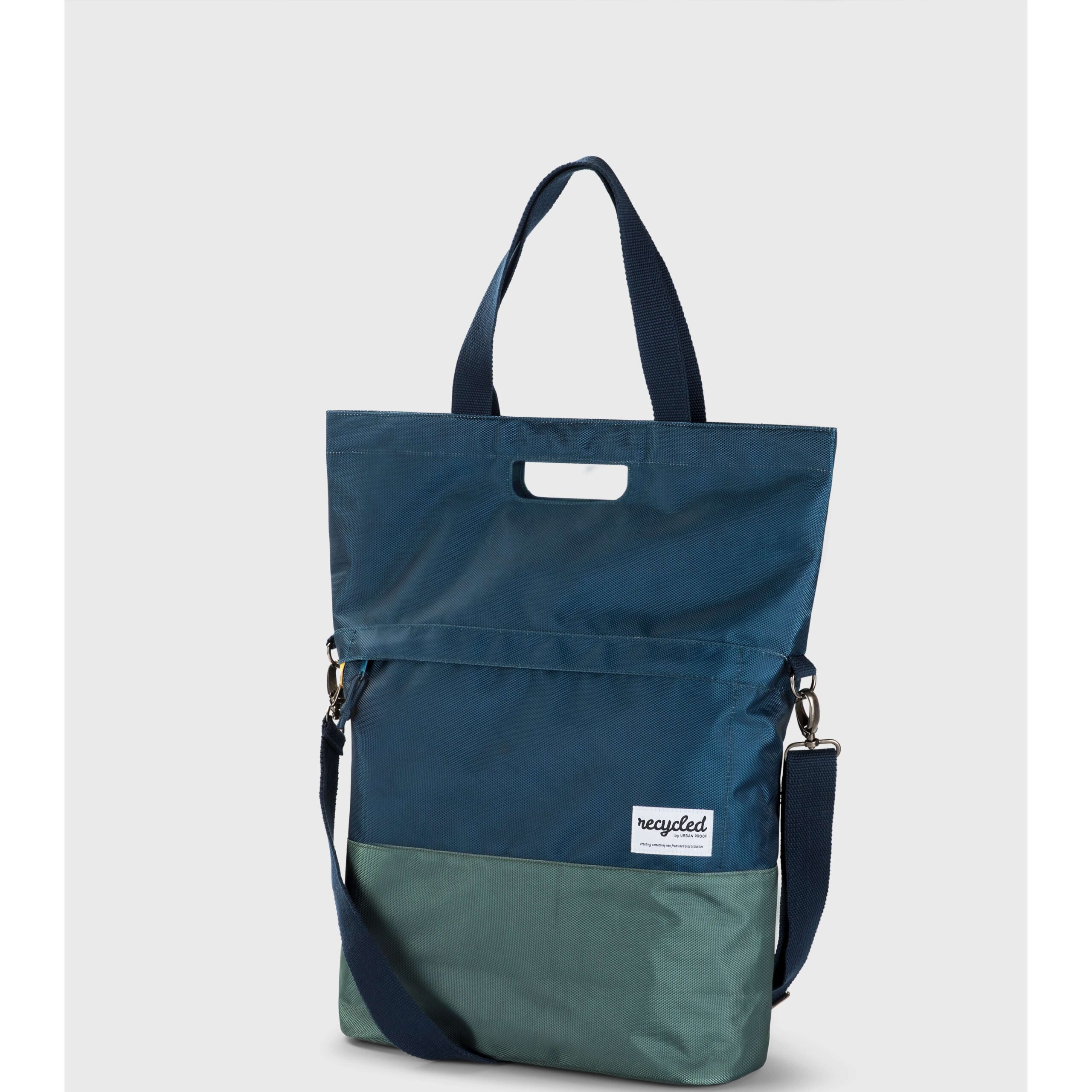 Urban Proof Shopper Bag 20L Recycled Blue Green Urban Proof Shopper Bag 20L Recycled Blue Green