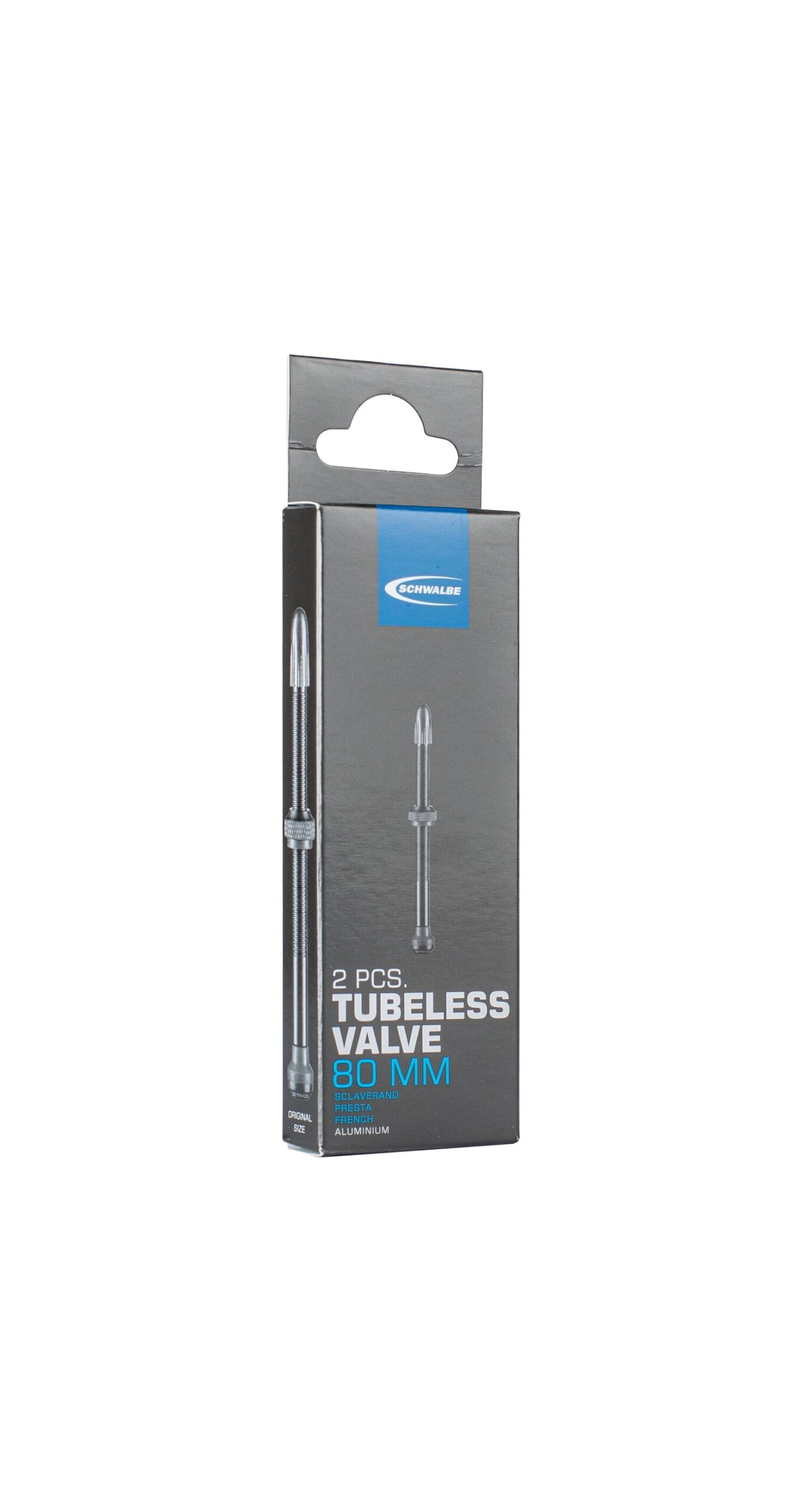 Schwalbe Tubeless Valve 80 Mm Set Of 2
