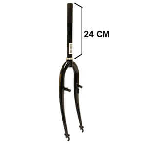 Front Fork 26 ATB With V-Brake Lug Black Front Fork 26 ATB With V-Brake Lug Black