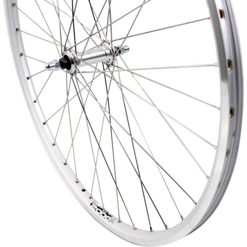 Roland Front Wheel 28 Fixed ZAC2000 Silver Stainless Steel Spokes