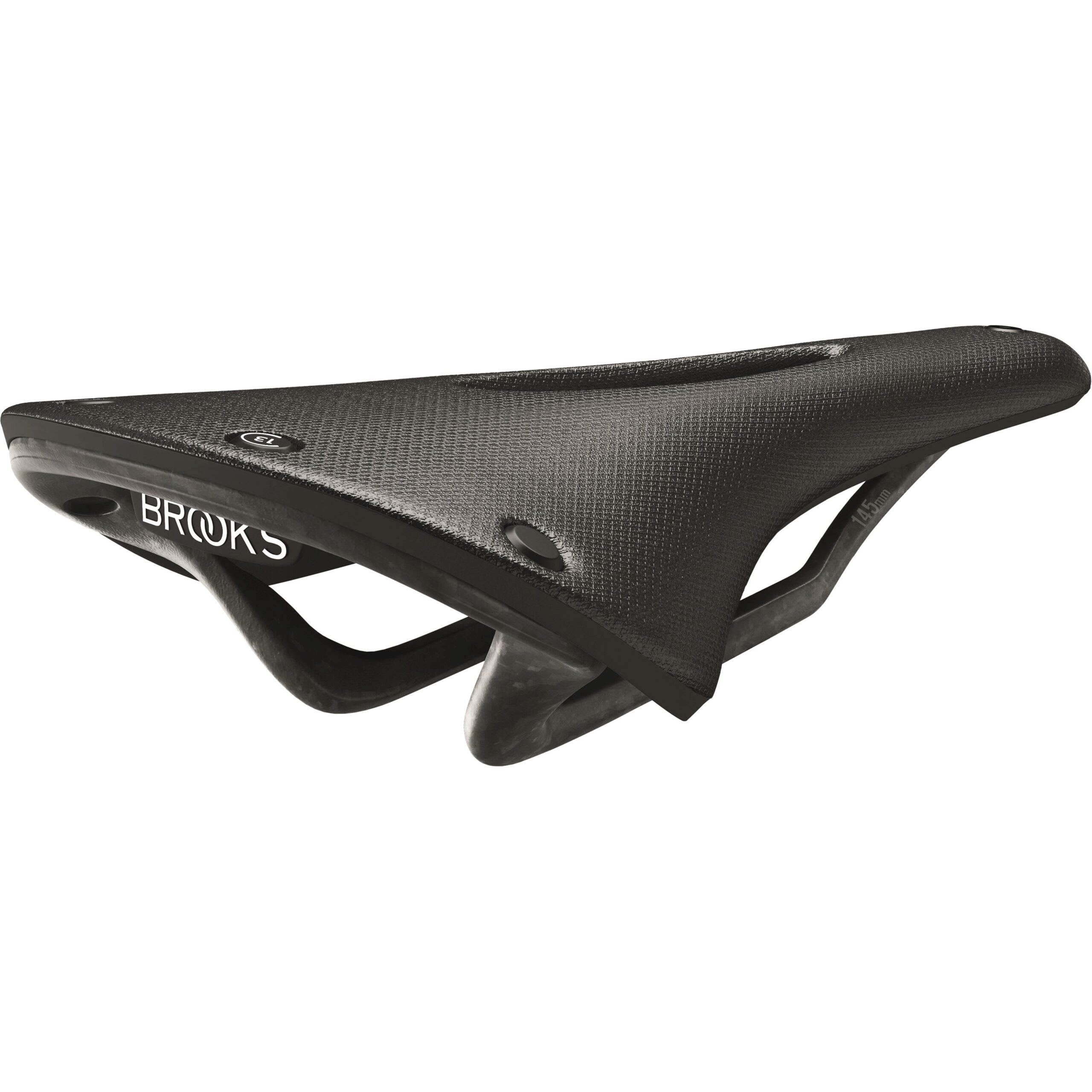 Brooks Saddle C13 Carved Cambium All Weather Black Brooks Saddle C13 Carved Cambium All Weather Black