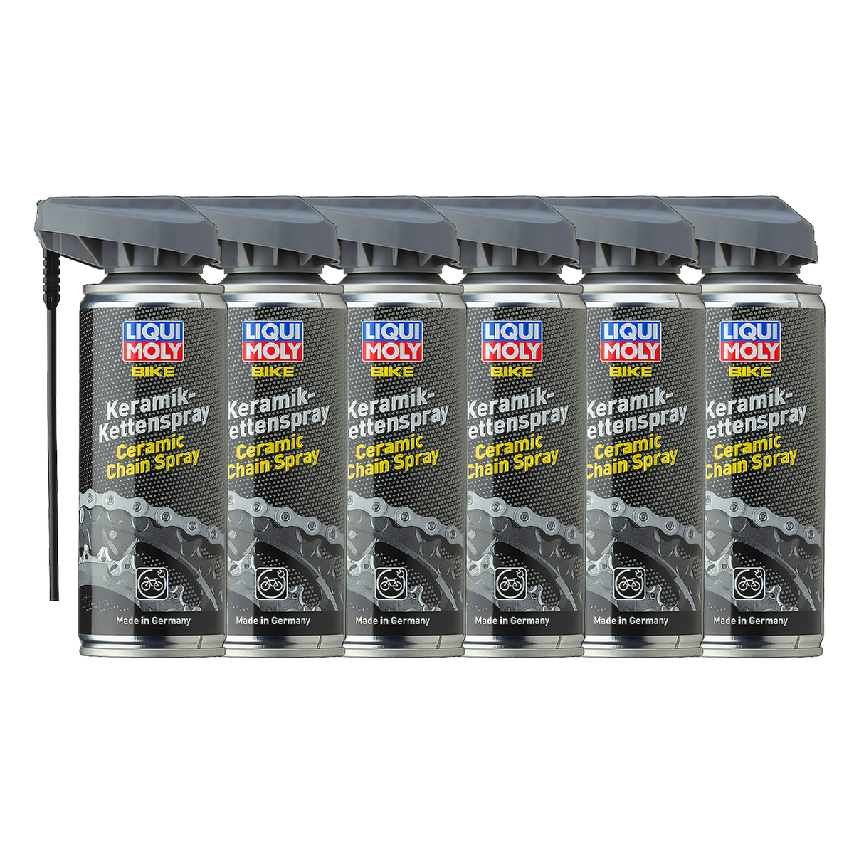 Spray per catena ceramica Bike, 200 ml, 6 tubi per confezione