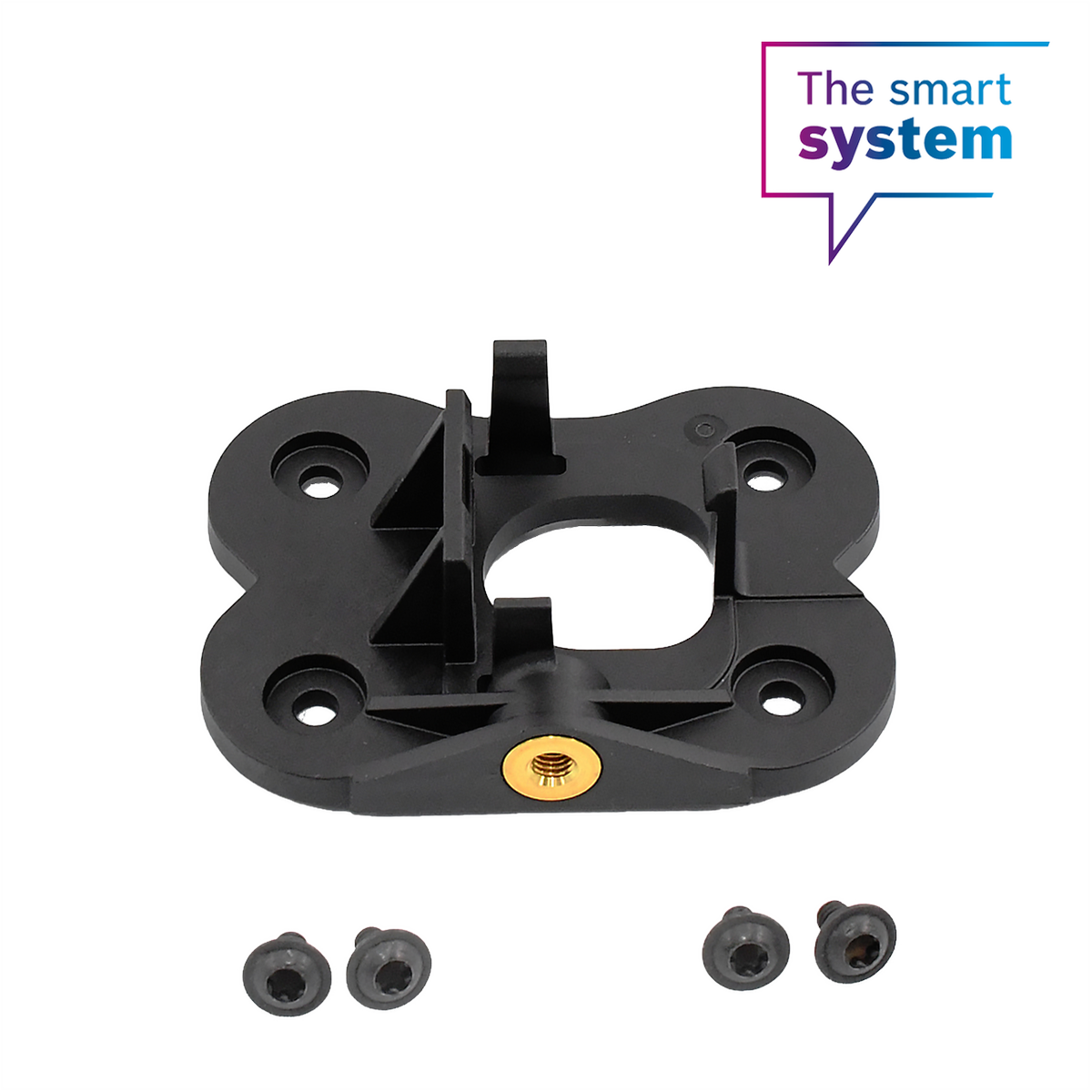 Set piastra a vite CompactTube orizzontale, lato serratura, montaggio permanente (BBP324Y)