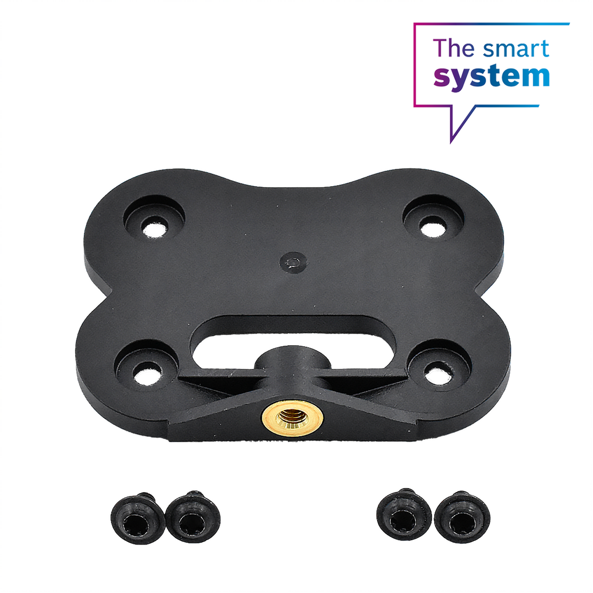 Set piastra viti CompactTube orizzontale, lato non bloccante, montaggio permanente (BBP324Y)