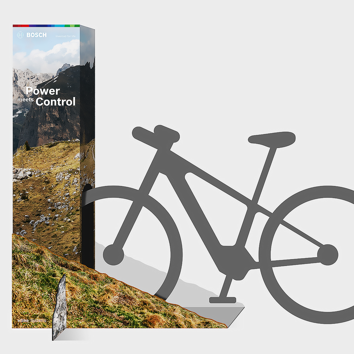 Bosch eBike CX cardboard display FR