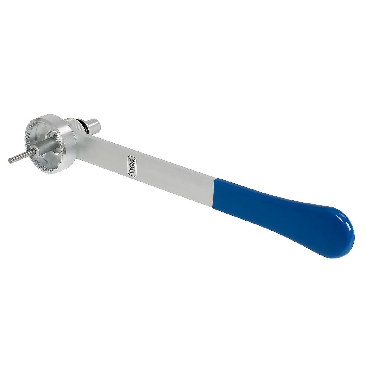 Strumento di montaggio "Jetmount'r" per l'apertura e la chiusura dell'anello di ritenuta dei dischi freno e delle cassette HG