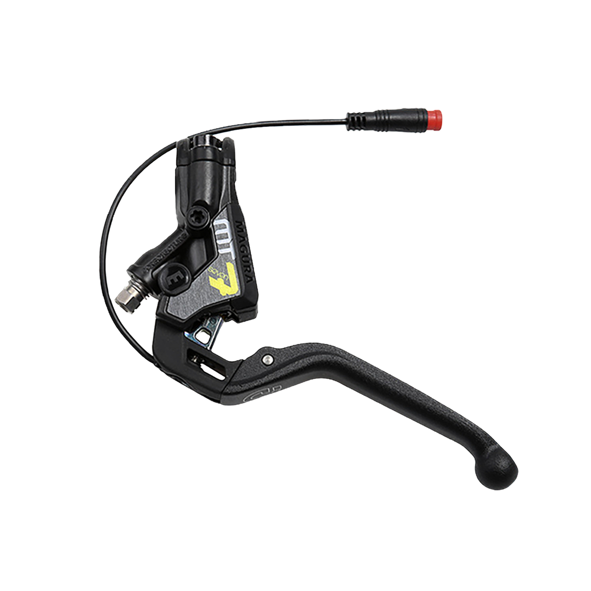 Leva freno MT7e HIGO opener (NC), leva in alluminio a 3 dita con estremità a sfera