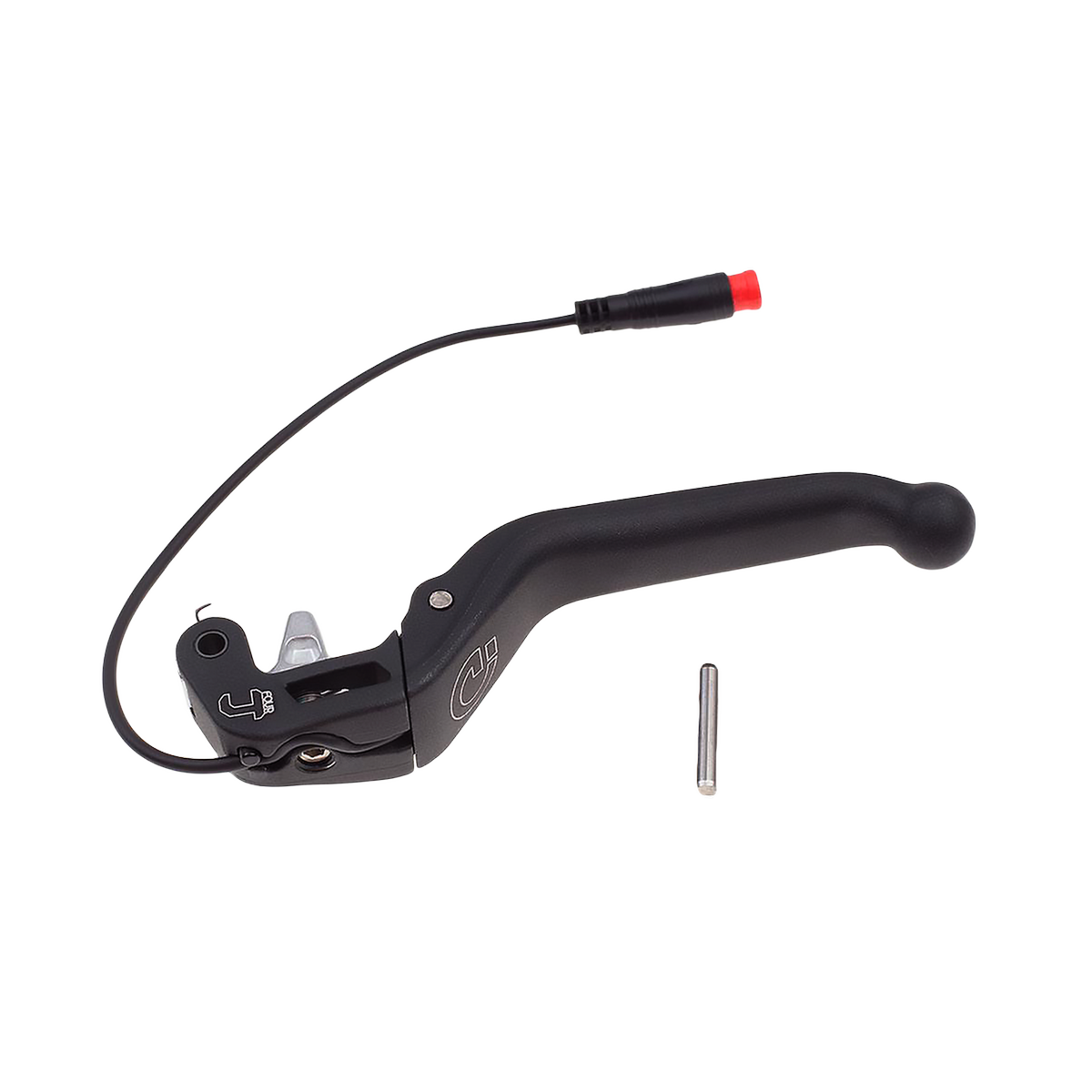 Leva freno MT4e apri HIGO (NC), leva in alluminio a 3 dita con estremità a sfera